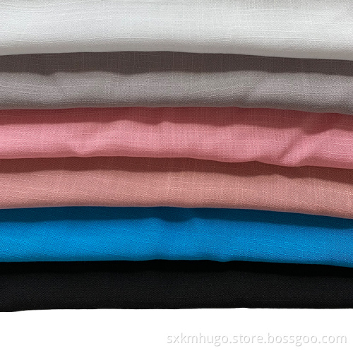 Glatt 100% Rayon Slub Effekt gewebter Gewebe